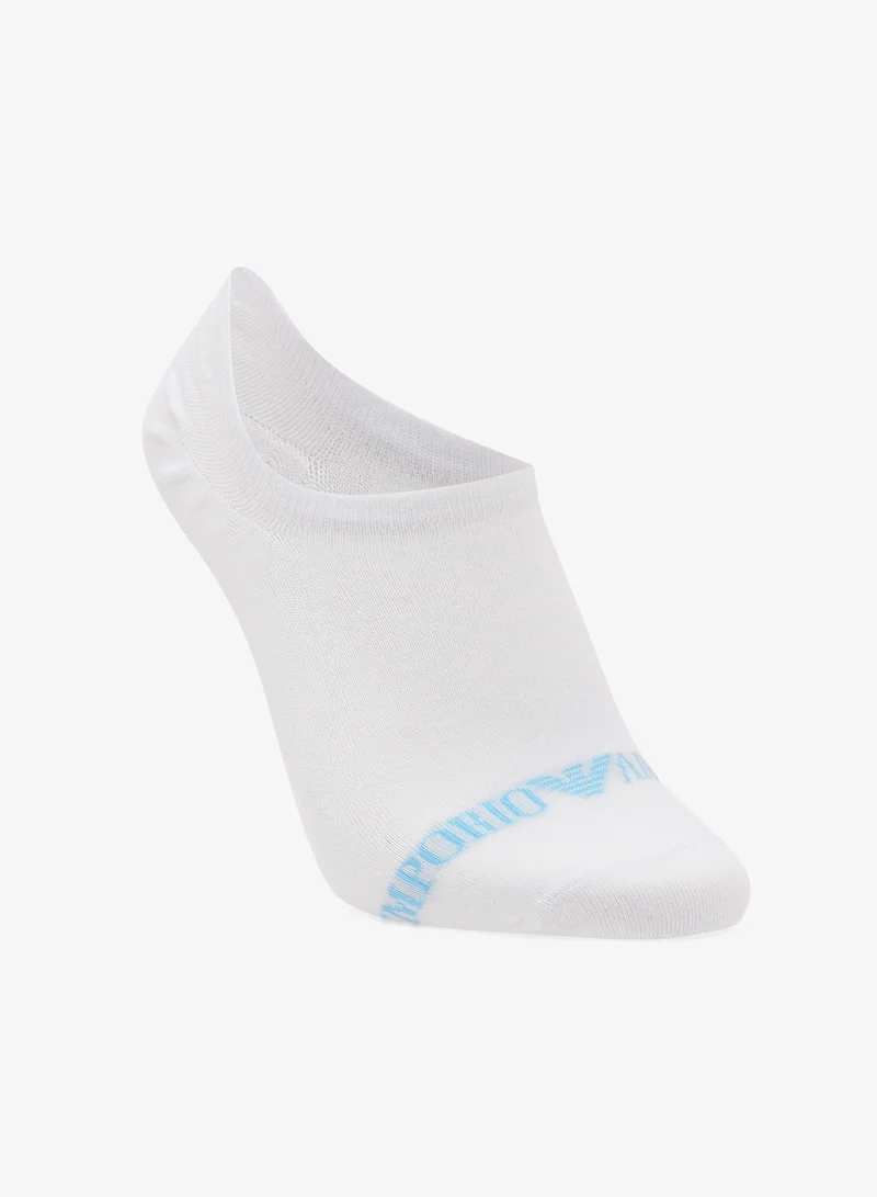 EMPORIO ARMANI  3 Pack Of Logo Liner Socks for Men | Best Price UAE